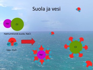 suolan liukeneminen